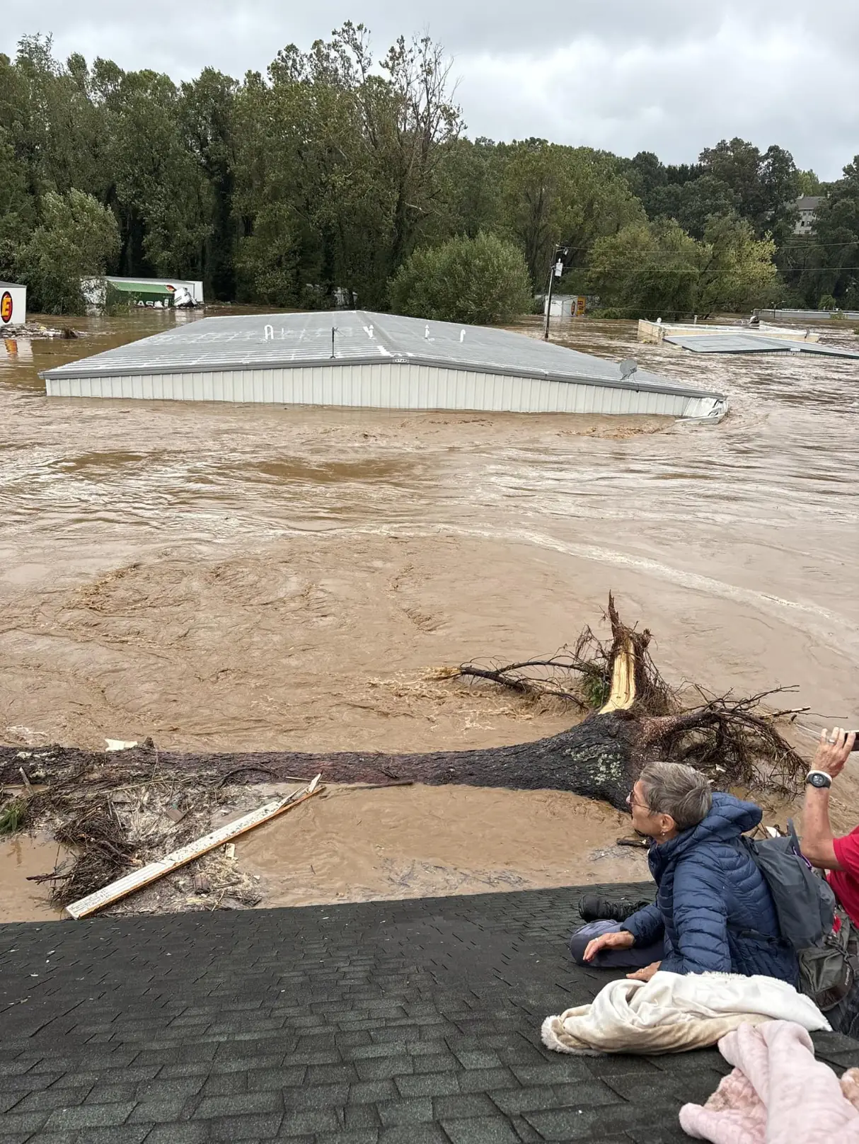 Family pays tribute to grandparents and grandson, 7, after they were swept away by floods after taking shelter on roof