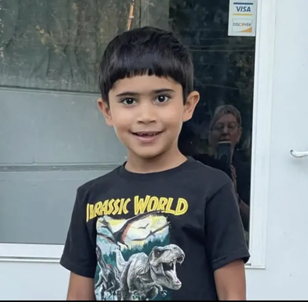 Seven-year-old Micah was swept away in the flood. Credit: GoFundMe