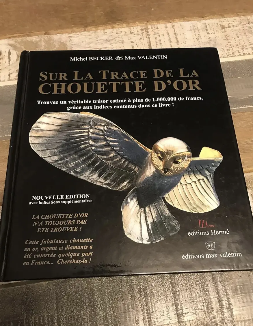 The hunt was inspired by book Sur la trace de la Chouette d’Or. Credit: Amazon