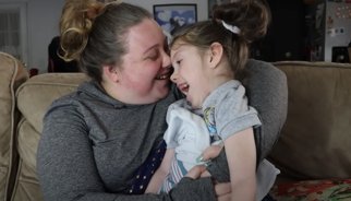 Mom issues warning after healthy baby daughter is left brain-damaged after somebody kissed her on the mouth