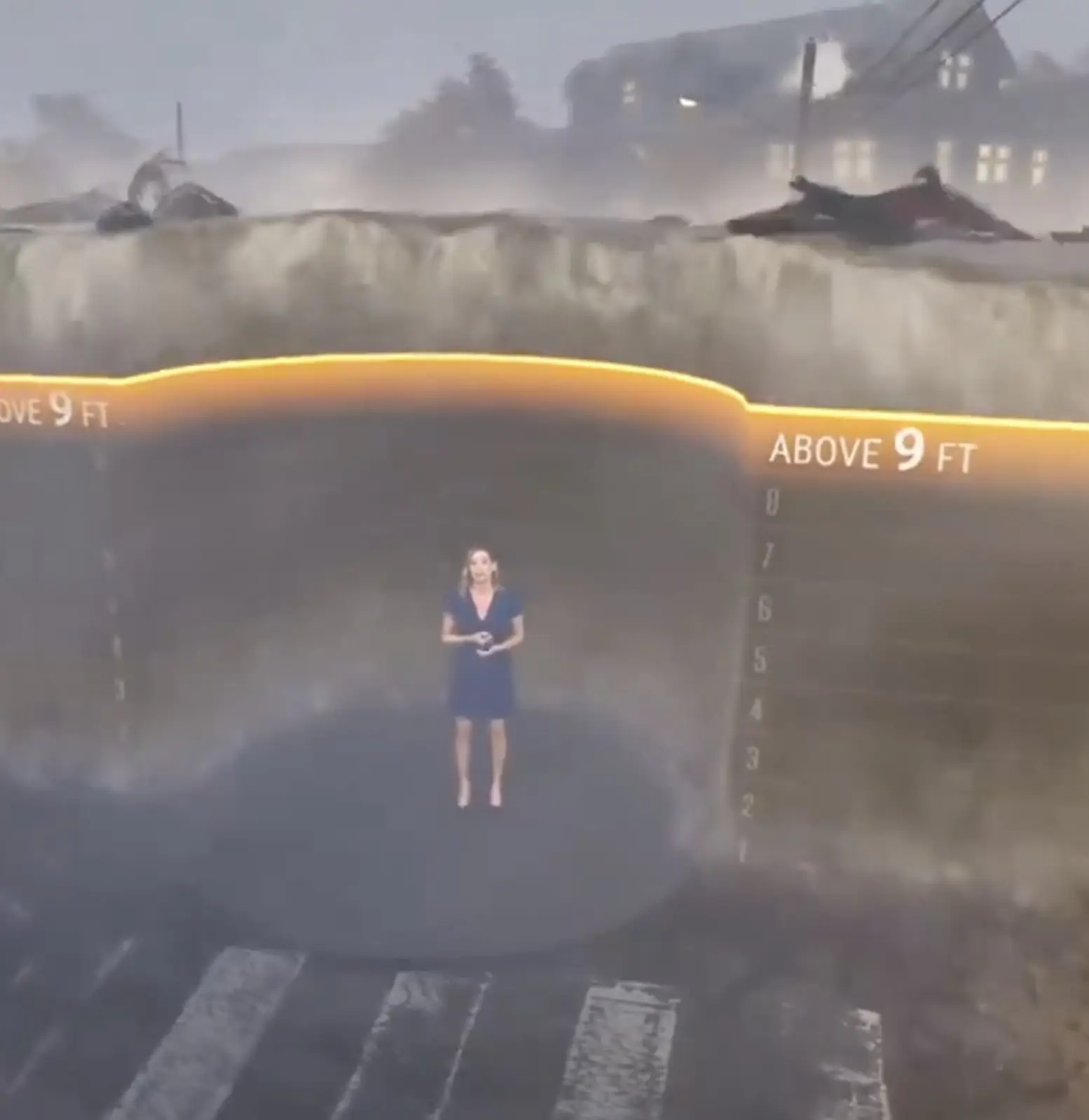 Locals urged to evacuate after 'terrifying' simulation shows how high the storm surge from Hurricane Milton could get