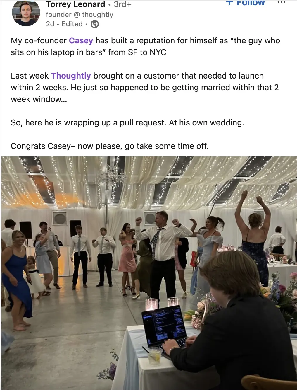 Credit: LinkedIn/Torrey Leonard