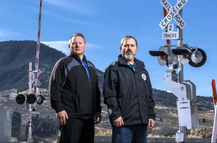 John and Michael both returned to work. Credit: Union Pacific 