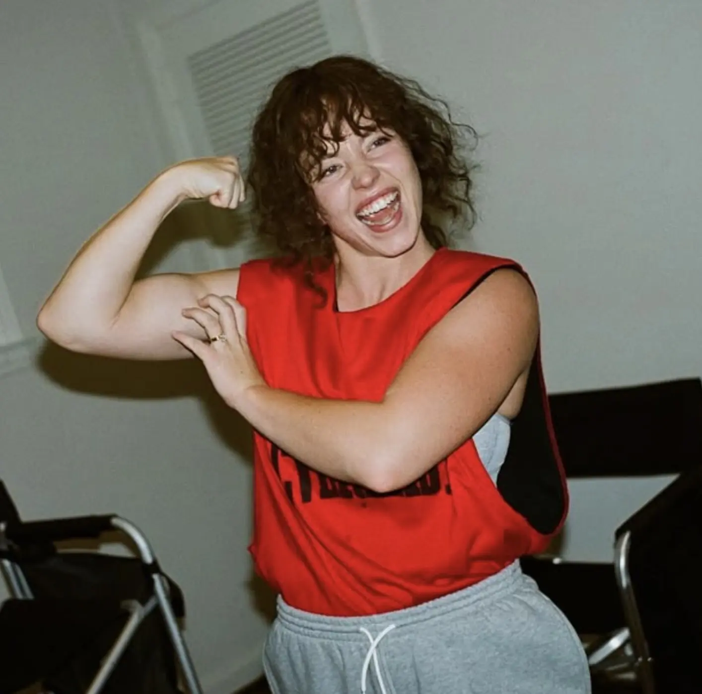 Sydney Sweeney proudly showed off her new 'buff' biceps. Credit: sydney_sweeney/Instagram