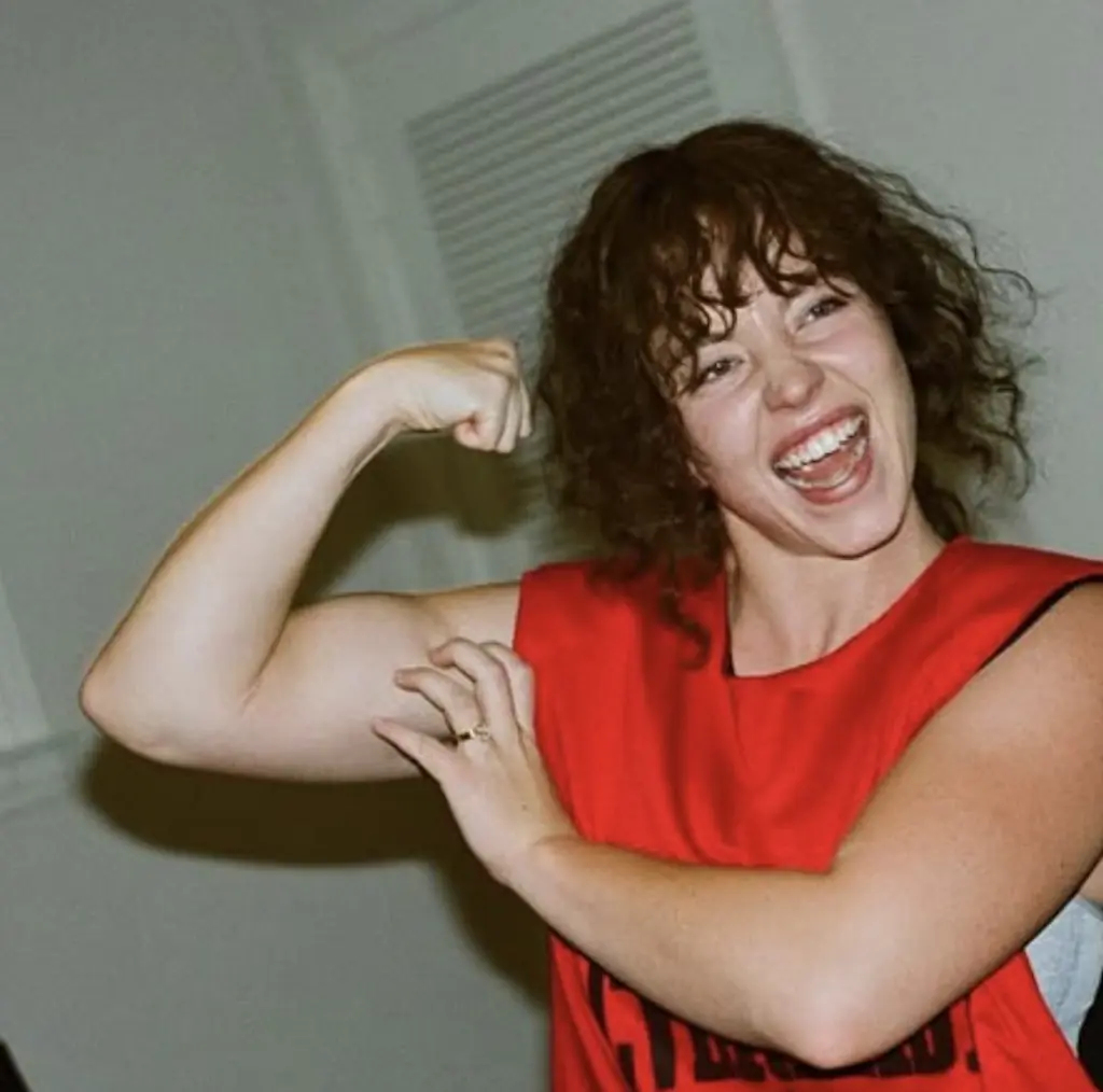 Sydney Sweeney proudly showed off her new 'buff' biceps. Credit: sydney_sweeney/Instagram