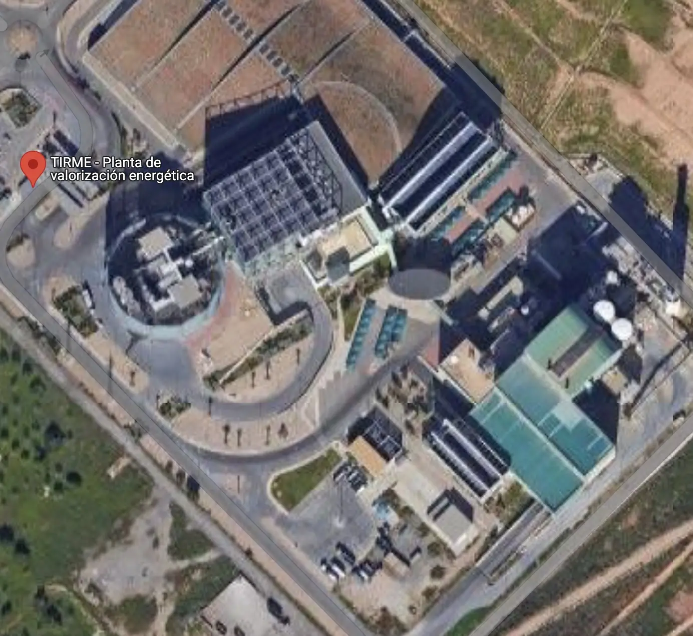 Human remains have reportedly been found at a local waste treatment plant. Credit: Google