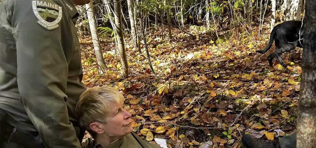 Missing hiker, 72, found alive by dead husband's body after dog slept on her chest to keep her warm