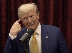 Donald Trump appears on Joe Rogan's podcast - talks ear injury, Kamala Harris