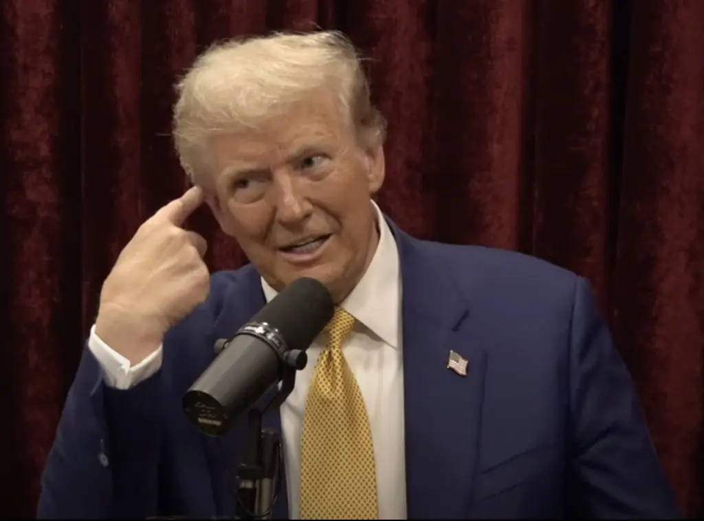Donald Trump appears on Joe Rogan's podcast - talks ear injury, Kamala Harris