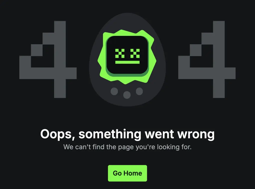 Dumbdumbjeez's Kick page is still unavailable. Credit: Kick (screenshot)
