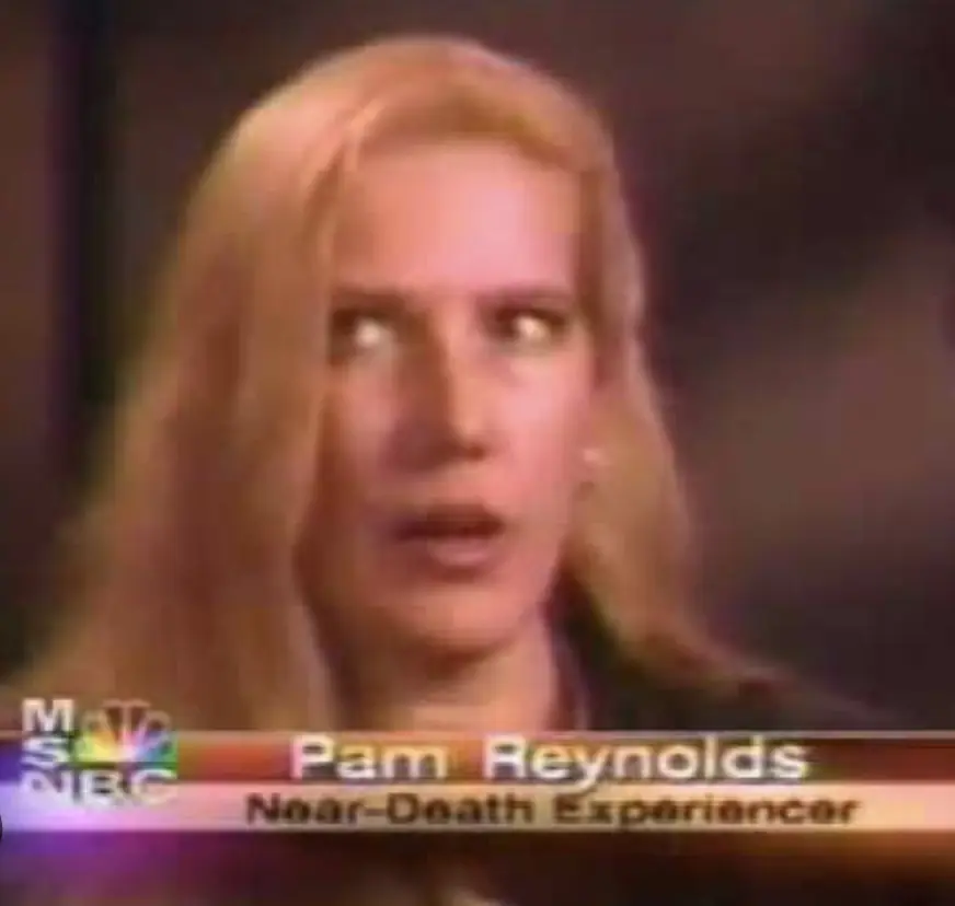 Pam Reynolds Lowery's story continues to amaze. Credit: NBC (Screenshot)