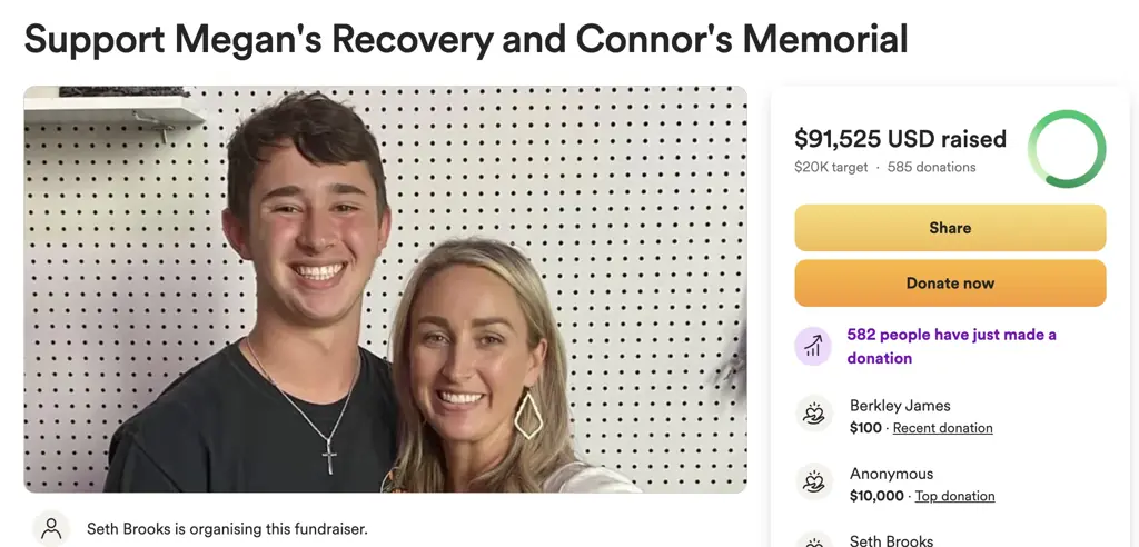More than $90,000 has been raised for the family. Credit: GoFundMe