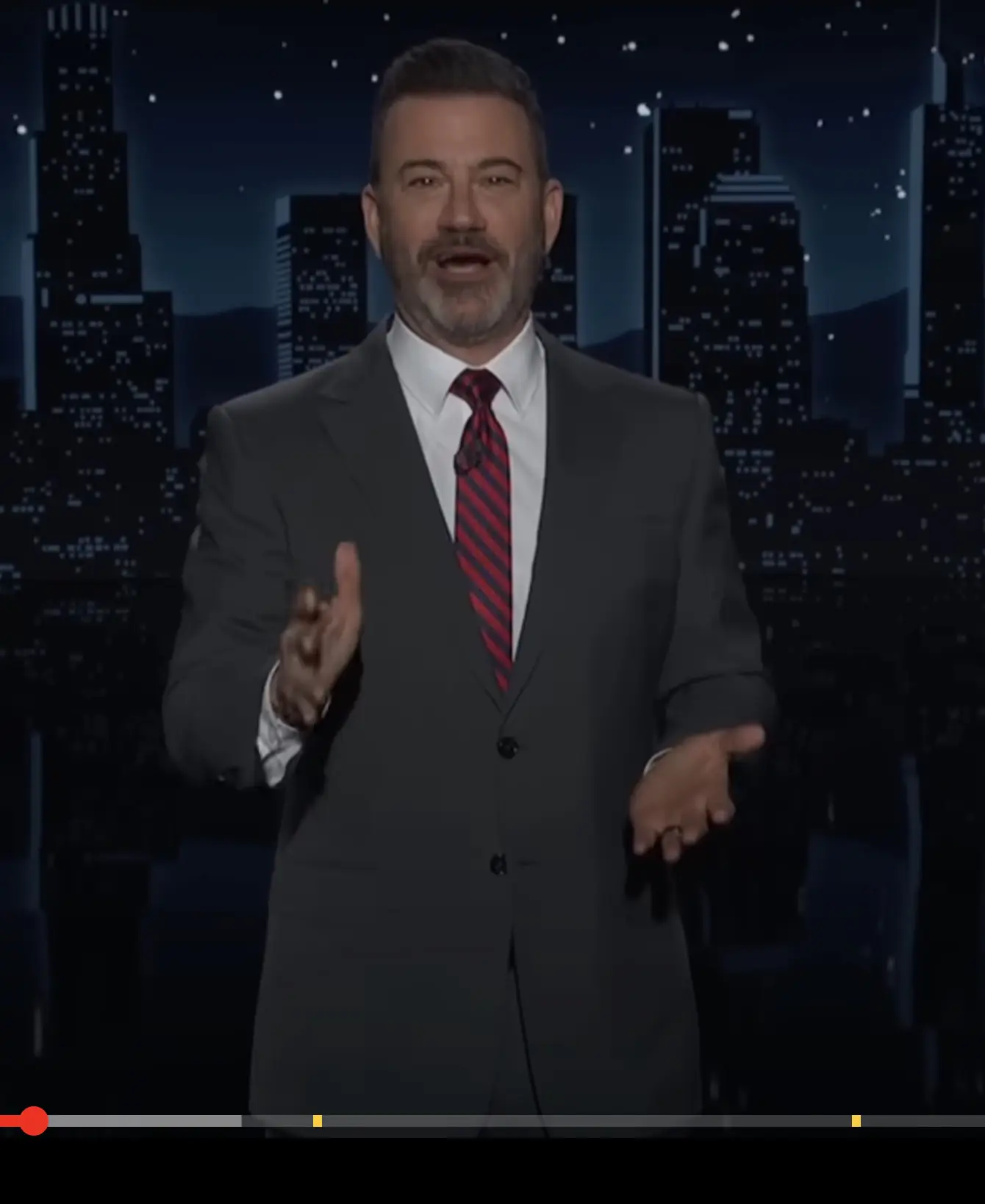 Jimmy Kimmel makes brutal Trump joke in first monologue since returning from suspension