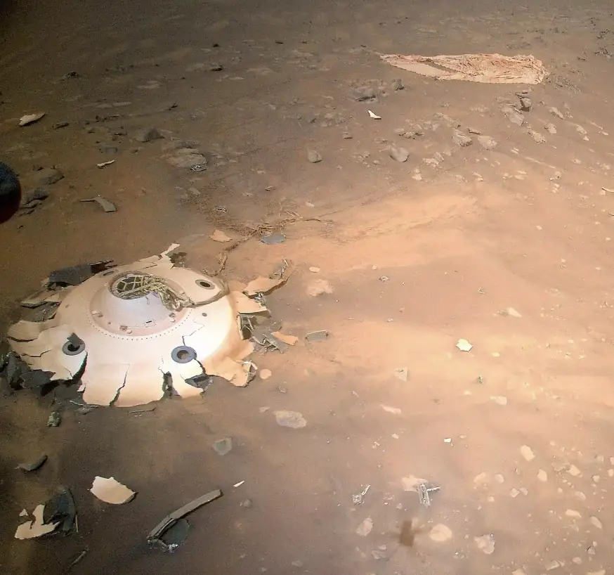 Truth behind 'otherworldly' wreckage found on Mars surface by NASA's Mars helicopter