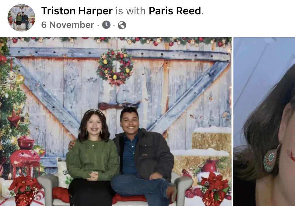 The teen announced the good news on Facebook. Credit: Facebook/TristonHarper.