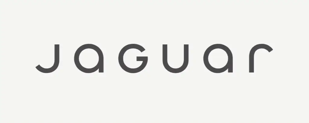 The new Jaguar font. Credit: Jaguar.