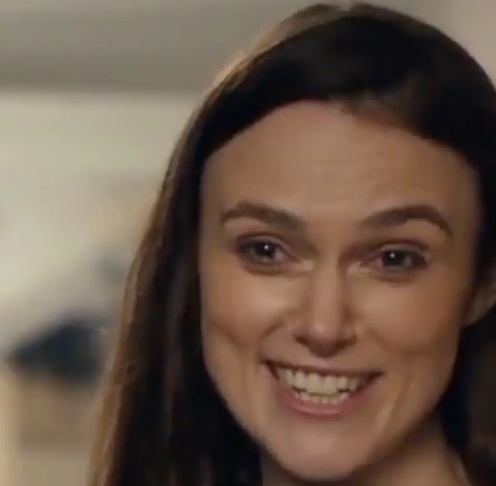 Stars like Keira Knightley reprised their roles. Credit: BBC (Screenshot)