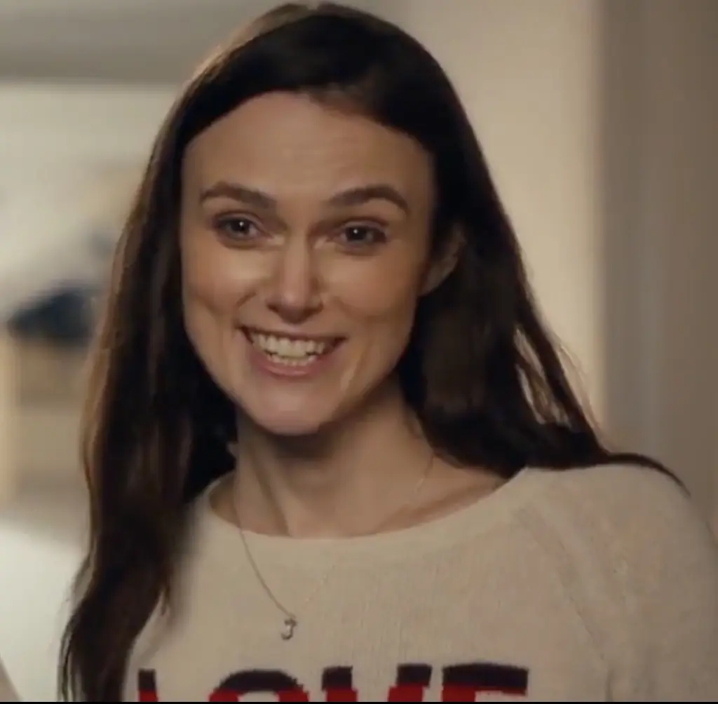 Stars like Keira Knightley reprised their roles. Credit: BBC (Screenshot)