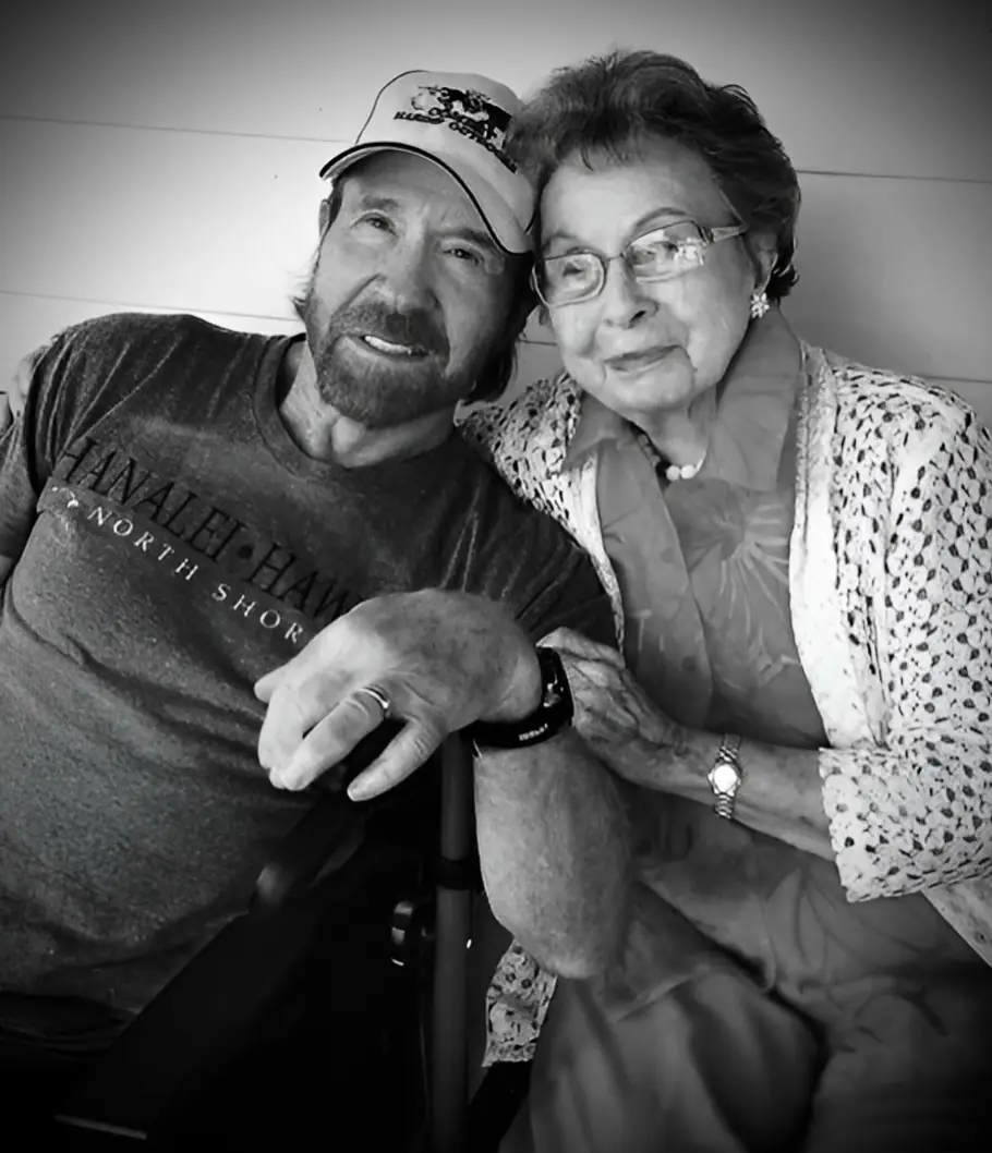 Chuck Norris reveals his mom has passed away at the remarkable age of 103