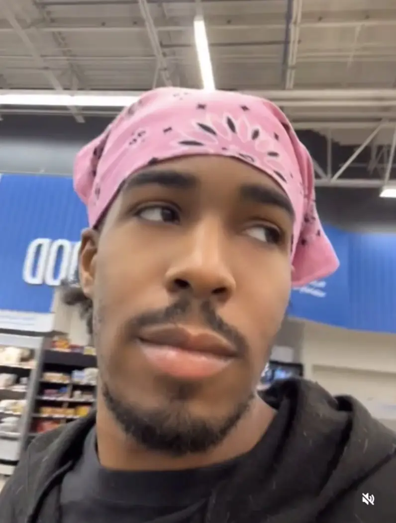 The TikToker seen in the video. Credit: TikTok/@WolfieKahletti