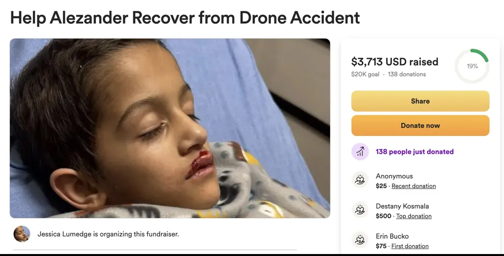 A GoFundMe has been launched to help support the family. Credit: GoFundMe