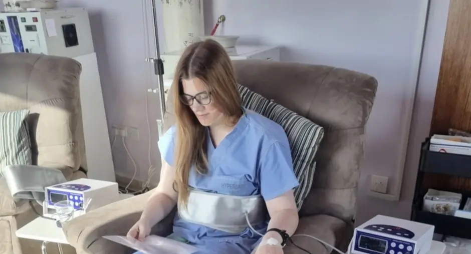 Morton's condition leaves her in agonizing pain. Credit: GoFundMe