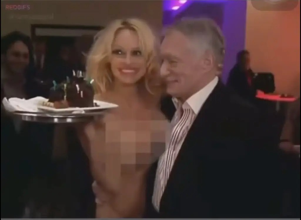 Pamela Anderson was seen fully nude in the video Kanye West shared. Credit: Instagram/Ye