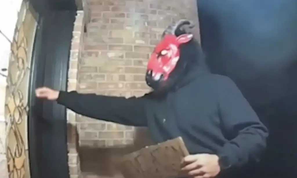 The incident was pretty scary for the homeowner. Credit: CBS Texas