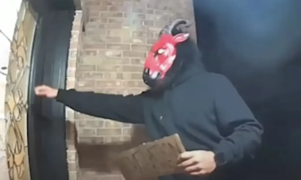 The incident was pretty scary for the homeowner. Credit: CBS Texas