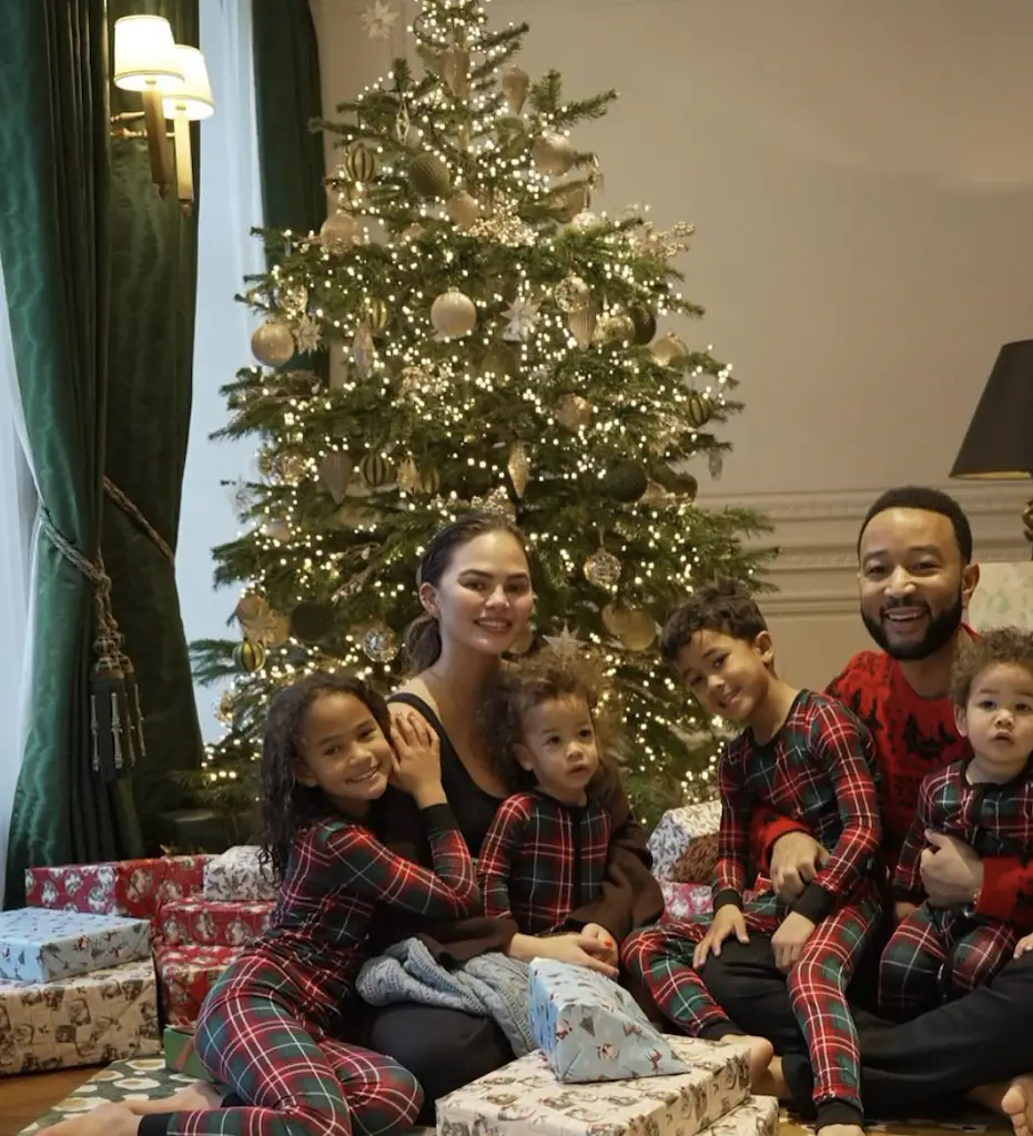 The Teigen-Legend family on Christmas 2024. Credit: Instagram