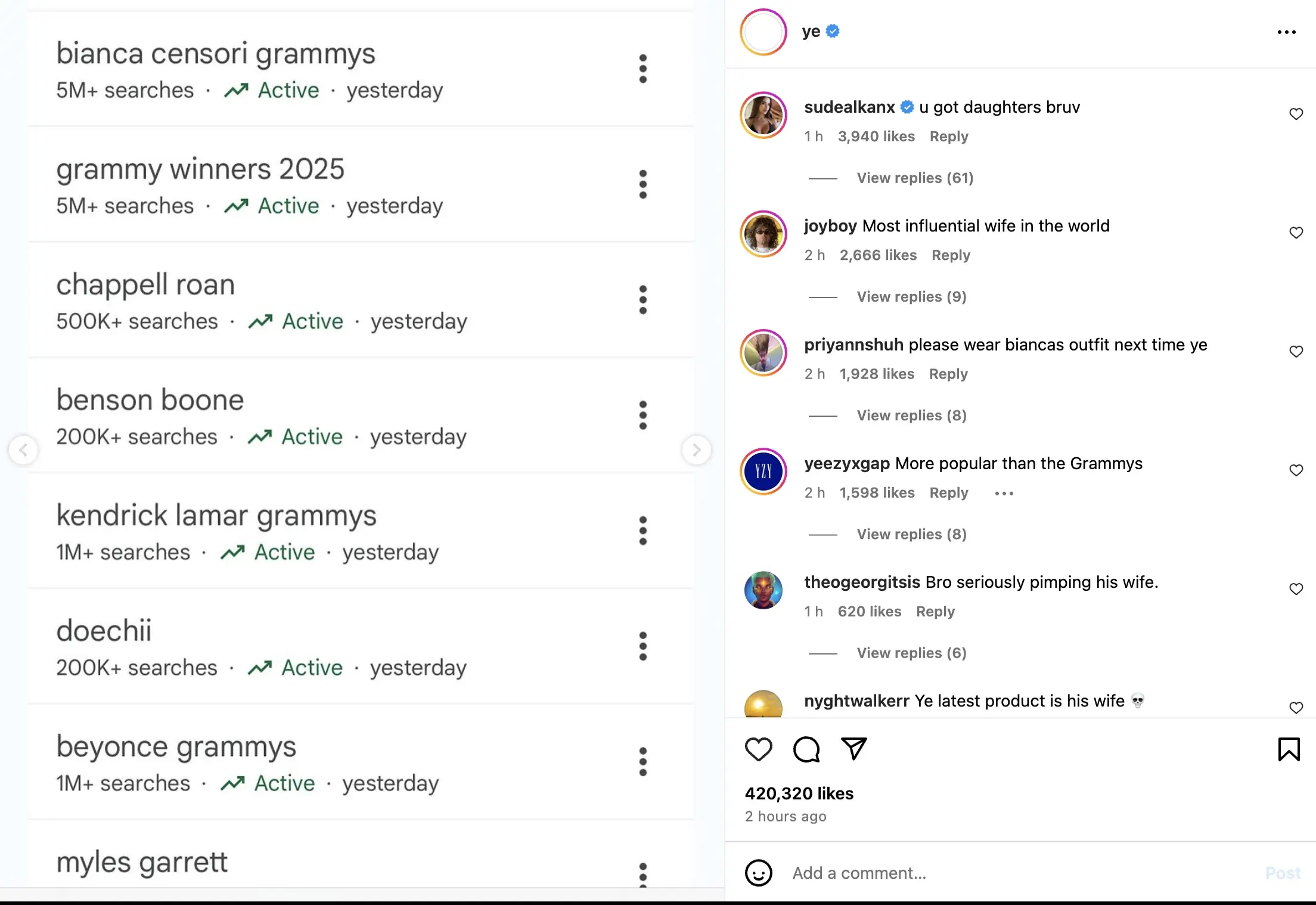 Credit: Instagram/Ye