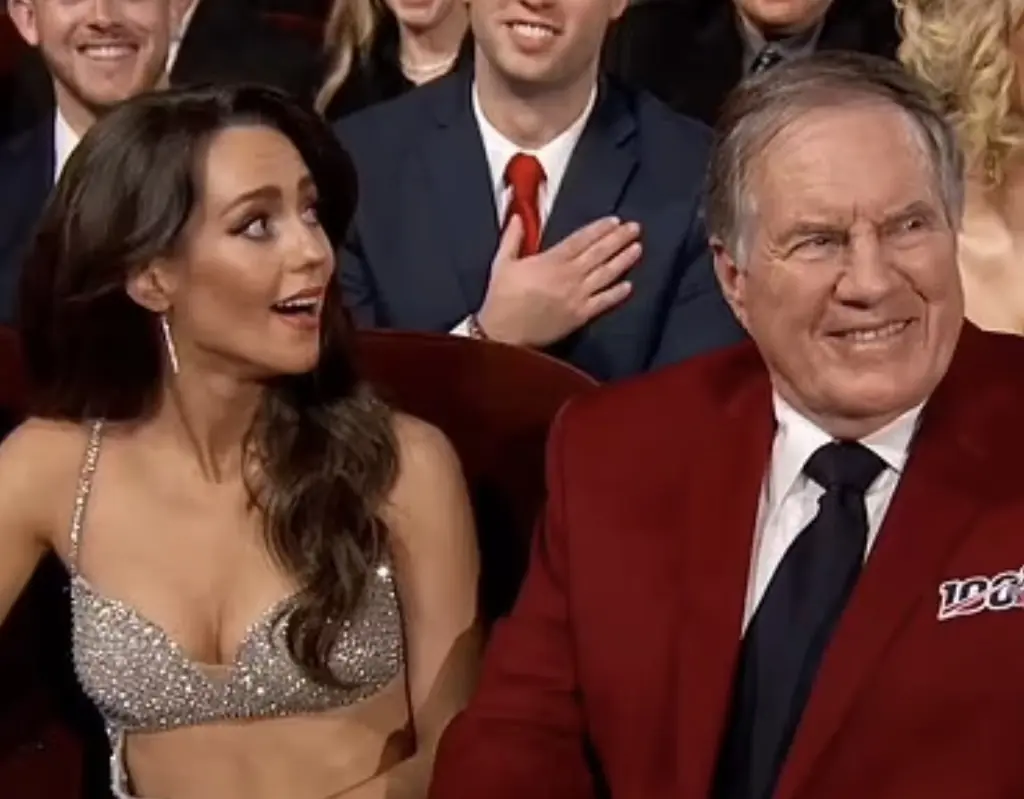 Snoop's joke appeared to take the couple off-guard. Credit: FoxSportsNFL/X