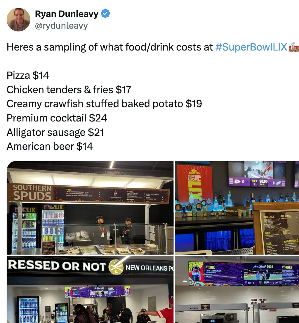 A pizza for $14 really isn't too bad. Credit: X