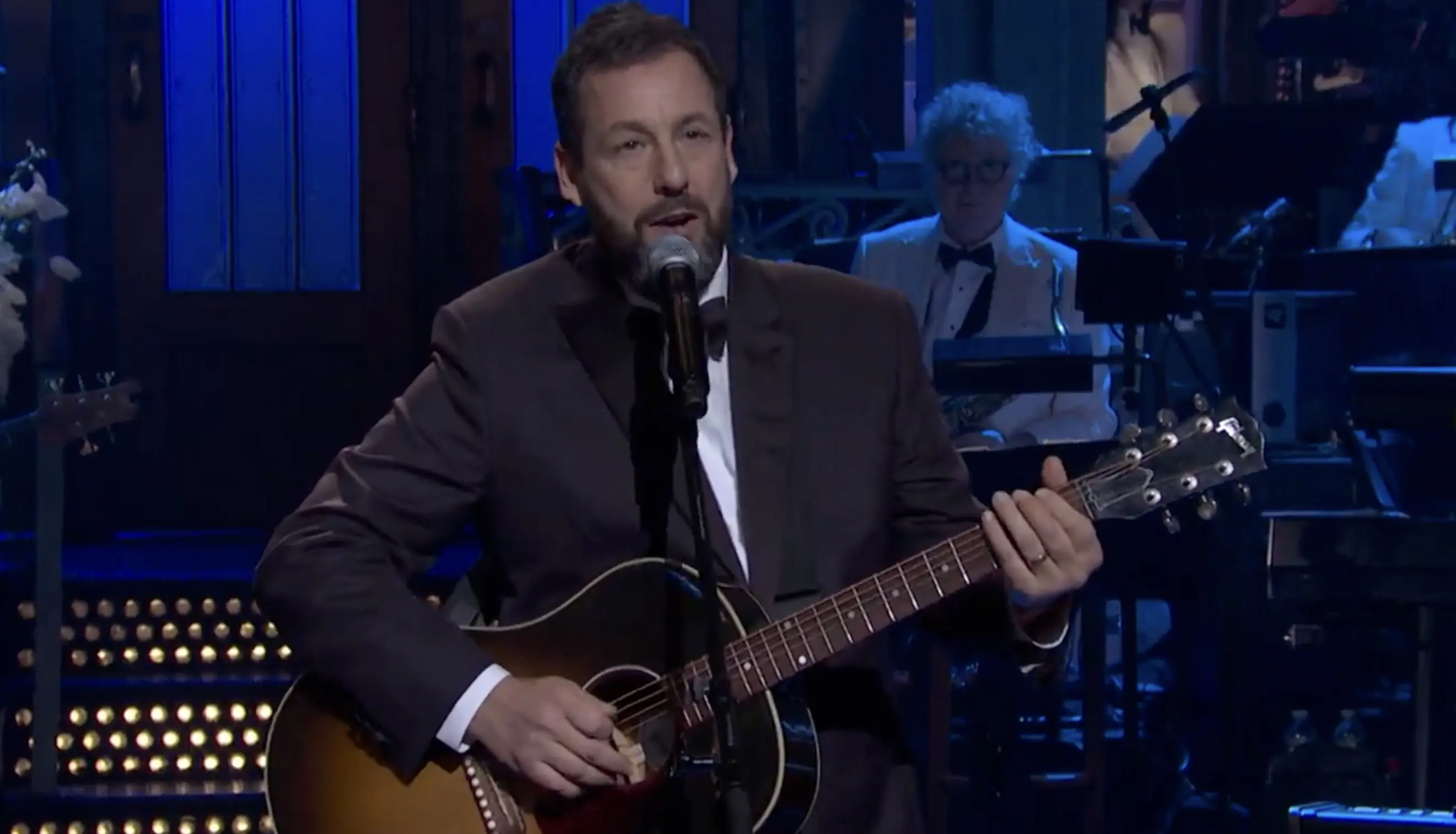 Adam Sandler had people laughing and crying with his performance. Credit: SNL/NBC/X
