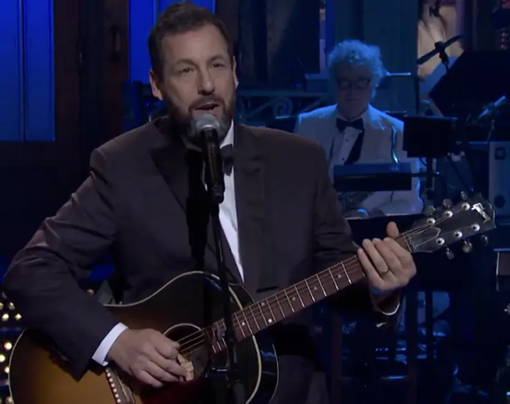 Adam Sandler had people laughing and crying with his performance. Credit: SNL/NBC/X