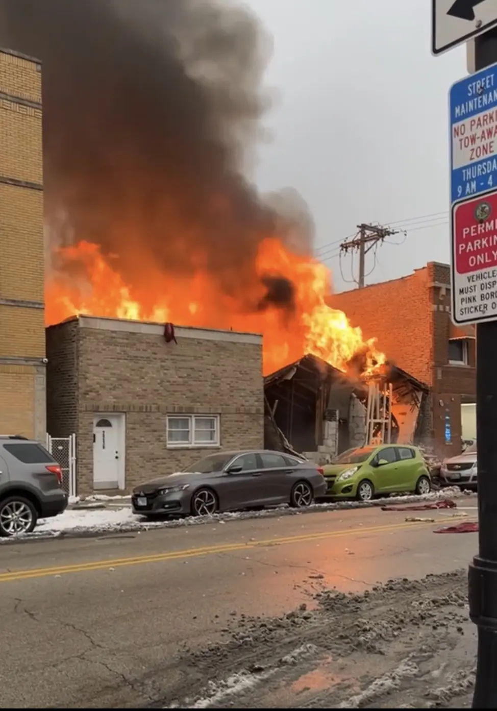 The explosion took place during the wedding celebrations. Credit: GoFundMe