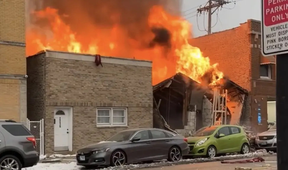 Wedding guest missing after bride and groom’s home exploded as they got married