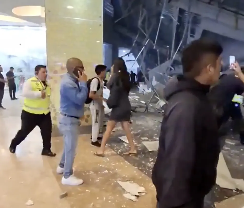 At least 3 killed and dozens more injured after shopping mall roof collapses
