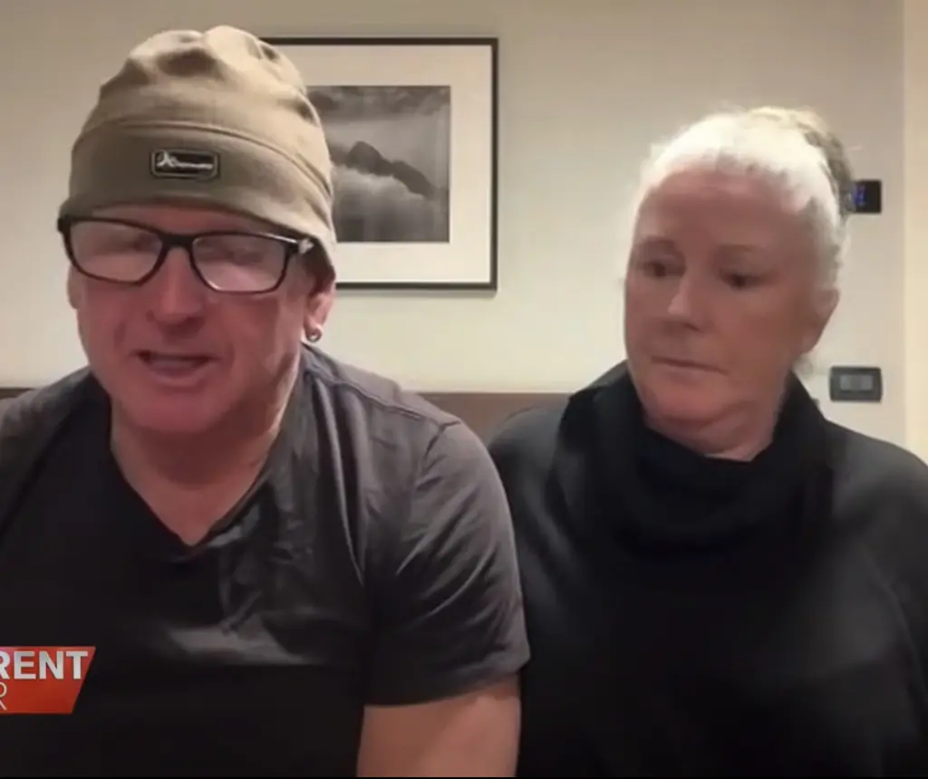 The couple say they have been left "traumatized" by the experience. Credit: Channel 9/A Current Affair/YouTube