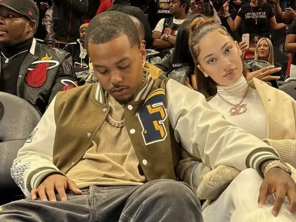 Bhad Bhabie with her boyfriend, Le Vaughn. Credit: Bhad Bhabie / Instagram 