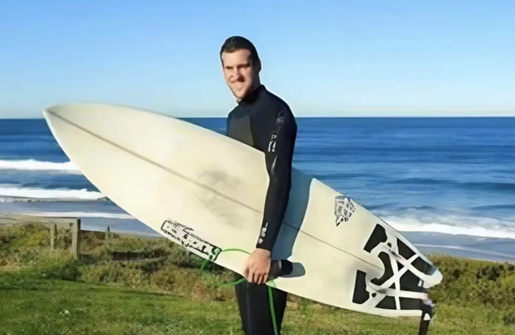 Drone captures moment surfer is mauled by shark in front of his girlfriend