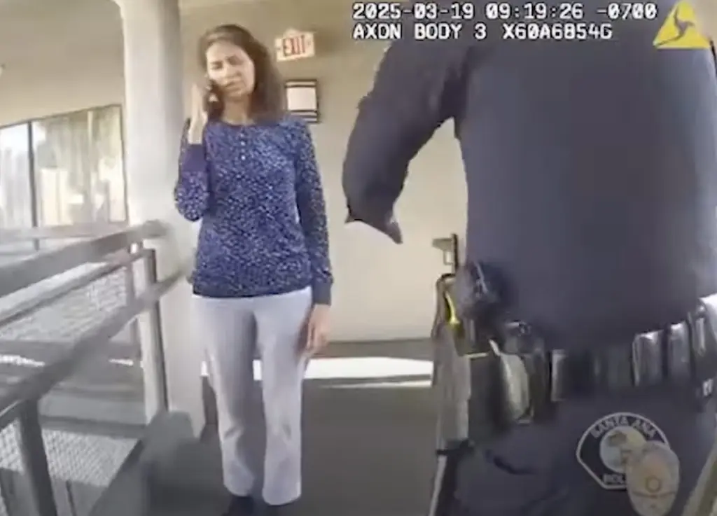 Cop's chilling six-word comment captured on bodycam after mom 'kills her 11-year-old son during Disneyland vacation'