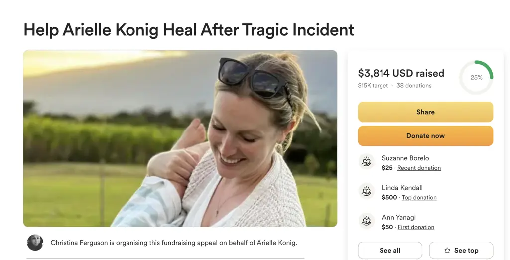 Arielle konig. Credit: GoFundMe