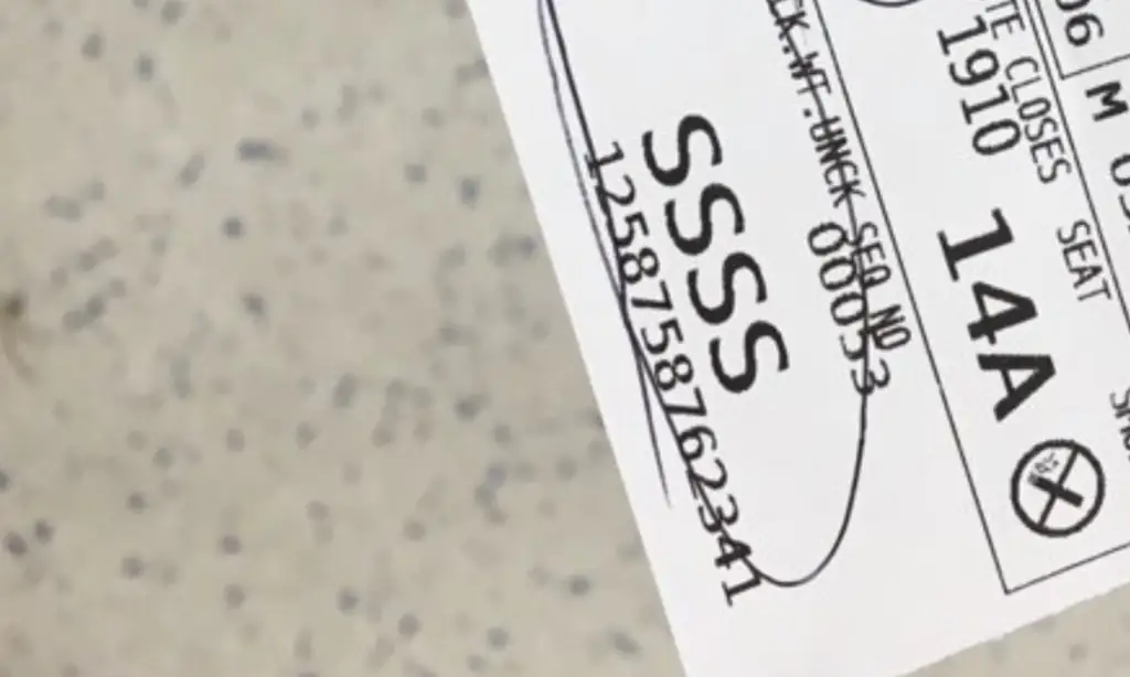 People calling 'SSSS' code on boarding pass the 'kiss of death' after learning what it really means