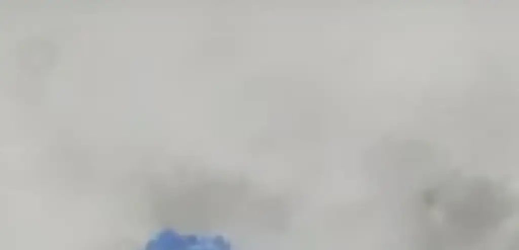The crew capsule arrived safely back to Earth. Credit: YouTube/Blue Origin
