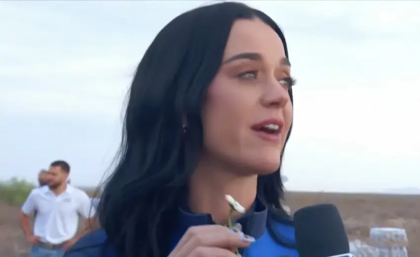 Katy Perry shares emotional reaction to becoming first popstar to travel to Space, kissing the ground on landing