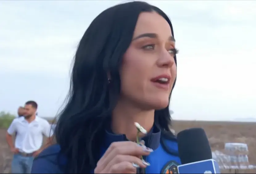 Everyone is pointing out bizarre detail as Katy Perry lands back on Earth after going to space