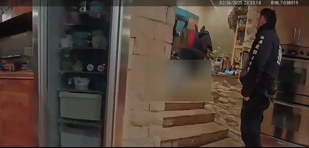 Footage from inside Hackman's home. Credit: Santa Fe Sheriff's Office