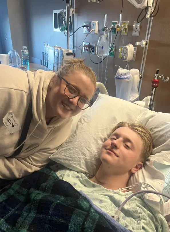 Dylan broke his neck in the accident. Credit: GoFundMe