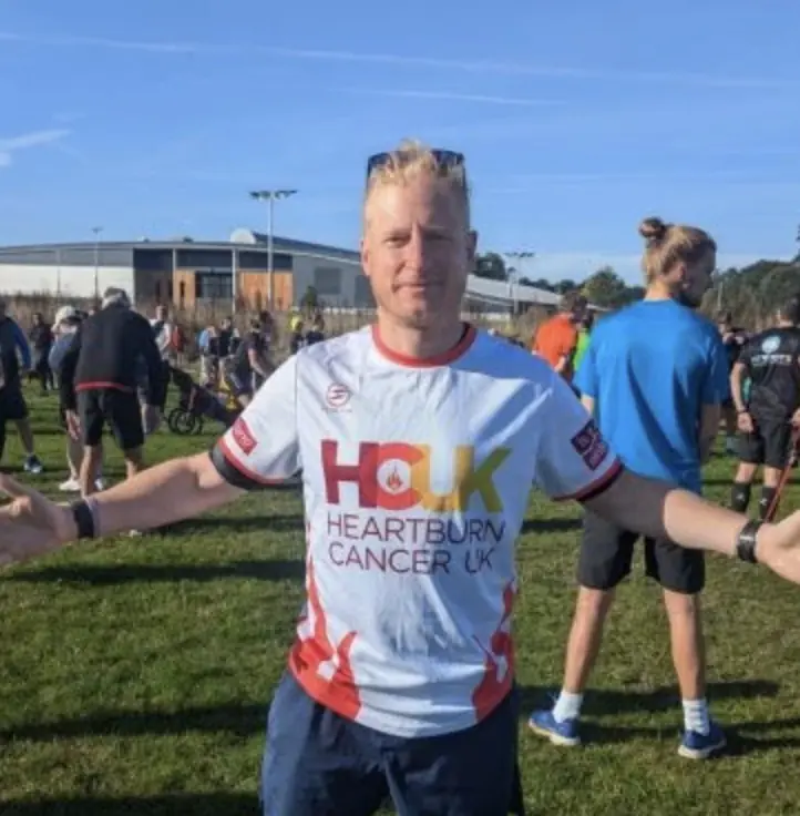 Sam thought he was battling heartburn. Credit: Heartburn Cancer UK